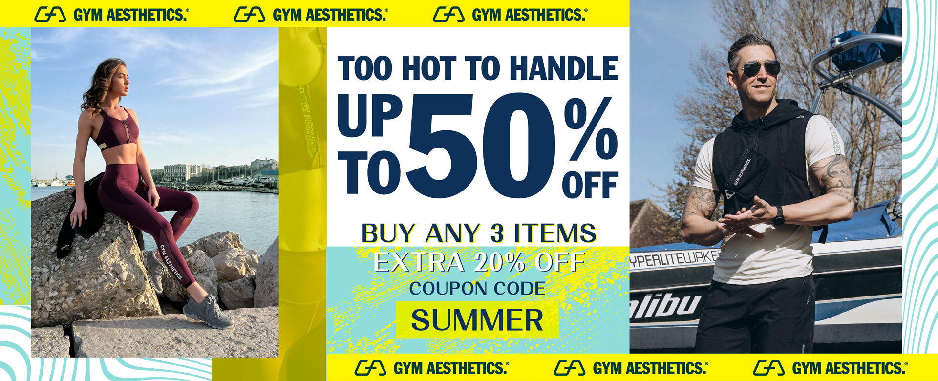 Summer Sale - Buy 3 get extra 20% off | Gym Aesthetics
